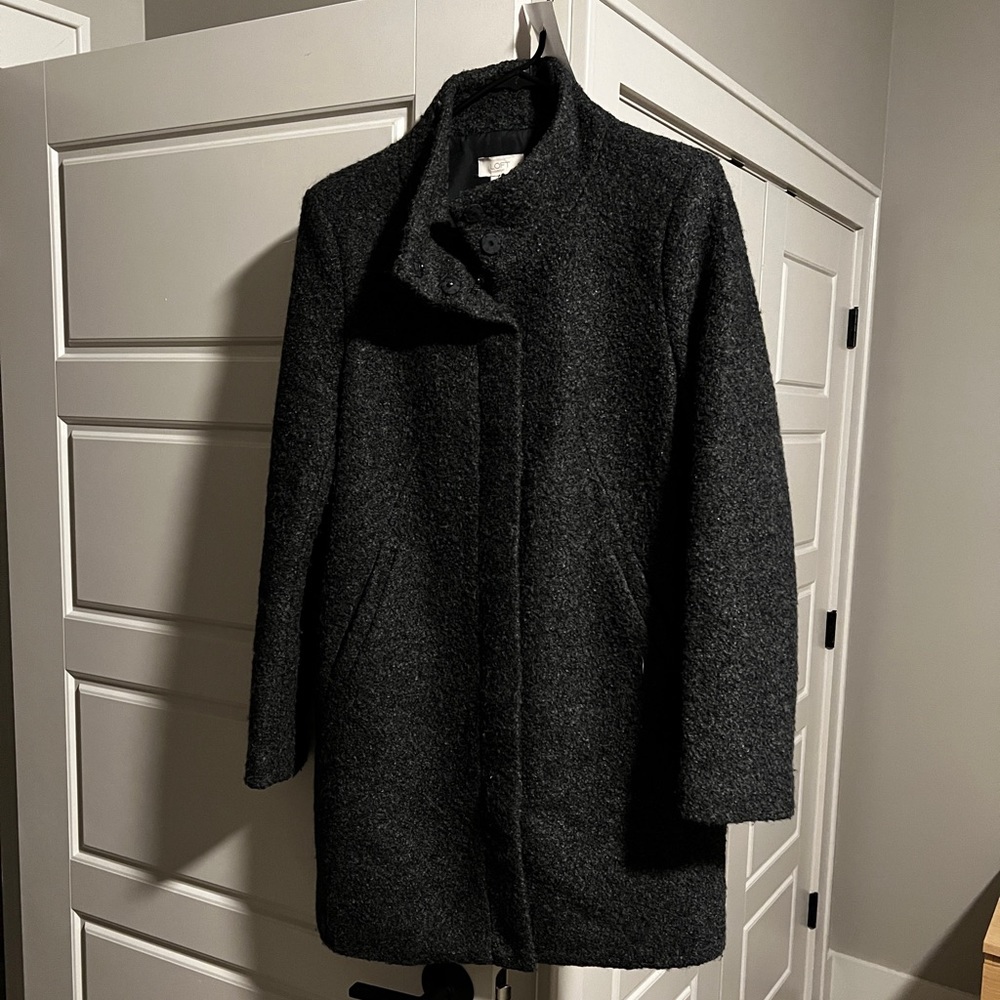 Mid-thigh Winter Coat - Loft Outlet - Grey - Size M